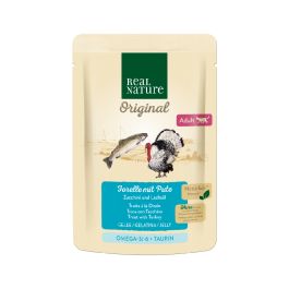 Real Nature Cat postrv in perutnina v želeju 85 g