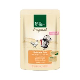 Real Nature Cat Kitten Junior piščanec in perutnina v omaki 85 g