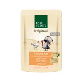 Real Nature Cat Senior piščanec in perutnina v omaki 85 g