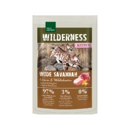 Real Nature Cat Wilderness Kitten Wide Savannah jagnjetina in divja svinja 85g