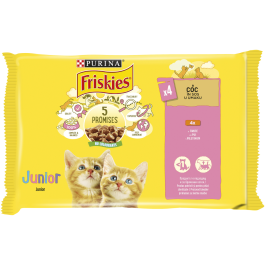 Friskies Junior piščanec v omaki 4 x 85 g