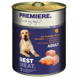 Premiere Dog Best Meat Adult Puran/Zelenjava 800g konzerva