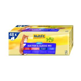 MultiFit Cat Duo riba in classic mix v želeju 48x100 g