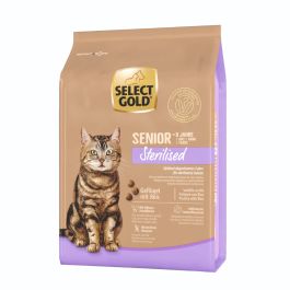 Select Gold Cat Senior Sterilised perutnina z rižem 2,5kg
