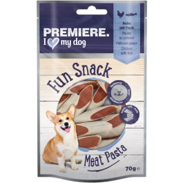 Premiere Dog Priboljšek Fun Snack Meat Pasta Piščanec z ribom 70 g