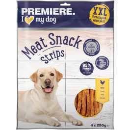 Premiere Dog Priboljšek Meat Snack Strips Piščanec 4x250 g