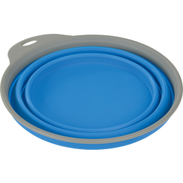 Dogs Creek potovalna silikonska posoda za pse Trail 2 L, modra