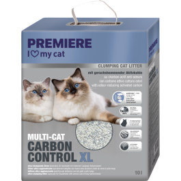 Premiere mačji pesek Multi-Cat Carbon control XL 10 l