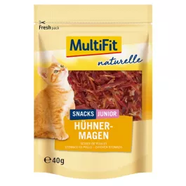 MultiFit priboljšek za mačje mladiče Naturelle piščančji želodec 40 g