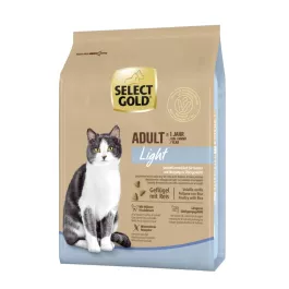 Select Gold Cat Light Adult perutnina z rižem 2,5 kg