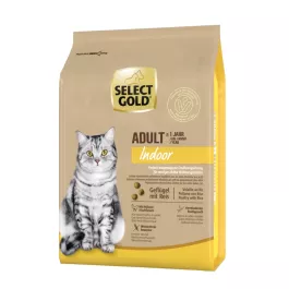 Select Gold Cat Indoor Adult perutnina z rižem 2,5 kg