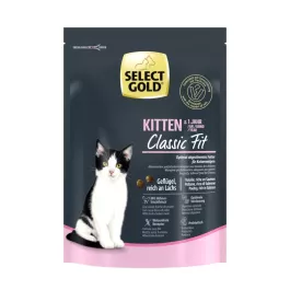 Select Gold Cat Classic Fit Kitten perutnina z lososom 300 g