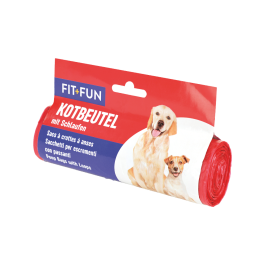 FIT+FUN vrečkake za iztrebke z ročko 1 rolica, 50 kom