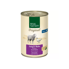 Real Nature Adult ovčetina in piščanec z raco 400 g