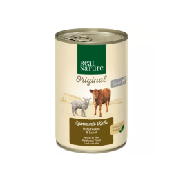 Real Nature Senior jagnjetina in teletina 400 g