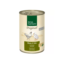 Real Nature Senior piščanec in raca 400 g