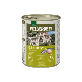 Real Nature Wilderness Junior piščanec z lososom 800g konzerva
