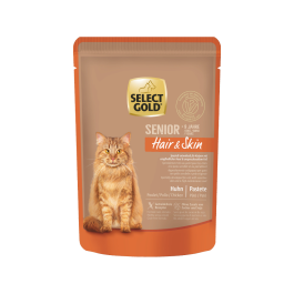 Select Gold Cat Senior +7 Hair & Skin piščanec, 85g vrečka