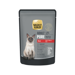 Select Gold Cat Adult Pure Rind govedina, pašteta 85g vrečka