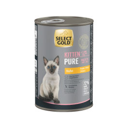 Select Gold Cat Kitten Pure Huhn piščanec, pašteta 400g konzerva