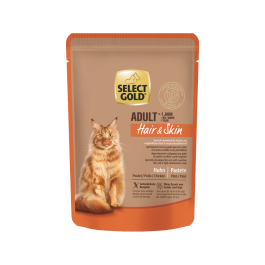 Select Gold Cat Adult Hair & Skin piščanec 85g vrečka