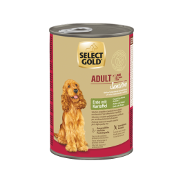 Select Gold Sensitive Adult raca s krompirjem 400g konzerva