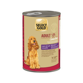 Select Gold Sensitive Adult jagnjetina z lososom in krompirjem 400g konzerva