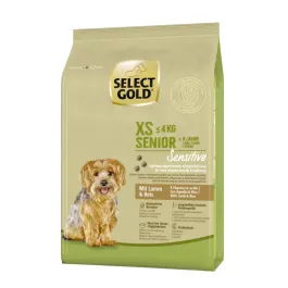 Select Gold Sensitive Senior XS jagnjetina in riž 1kg