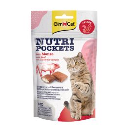 Gimcat Priboljšek Nutri Pockets z govedino in maltom 60 g