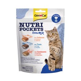 Gimcat Priboljšek Nutri Pockets morski mix 150 g