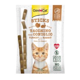 Gimcat Priboljšek Sticks s puranom in zajcem 20 g