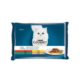 Gourmet Perle Multipack govedina/piščanec/zajec/losos 4 x 85 g