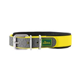 Hunter ovratnica za pse Convenience Comfort S 40 cm, neon rumena