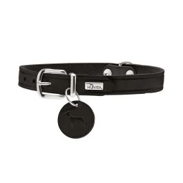 Hunter ovratnica za pse Aalborg L 60 cm, usnje črna