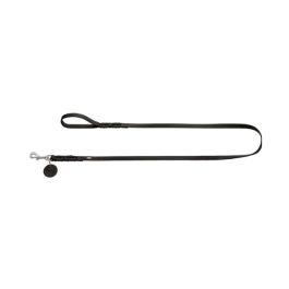 Hunter povodec za pse Solid Education 11 mm/150 cm, usnje črna