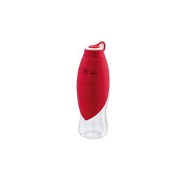 Hunter potovalna silikonska plastenka List rdeča, 550 ml