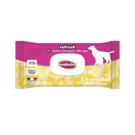 Inodorina Refresh Lemongrass čistilni robčki, 40 kos