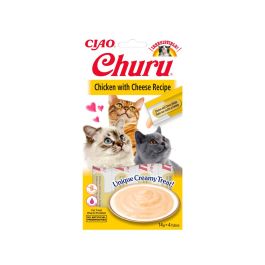 Churu Cat Priboljšek Puree Piščanec s Sirom 4x14 g