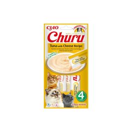 Churu Cat Priboljšek Puree Tunina s sirom 4x14 g