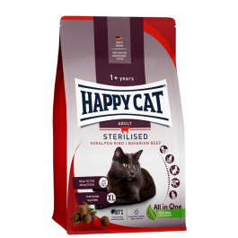 Happy Cat Sterilised govedina 10 kg