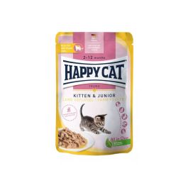 Happy Cat Kitten&Junior Perutnina v omaki 85 g vrečka