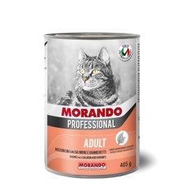 Morando Professional Cat Prof Adult Koščki Kozice in Losos 405g konzerva
