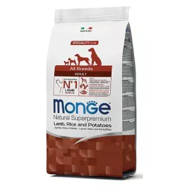 MONGE dog All Mono Adult Jagnjetina, Riž, Krompir 12 kg