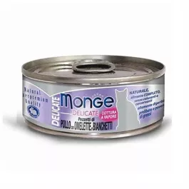 Monge cat Delicate Piščanec/ribji omlet 80 g