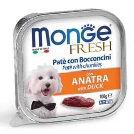 MONGE FRESH dog Pate in Koščki z Raco 100 g