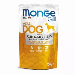 MONGE dog Grill Piščanec in Puran 100 g vrečka