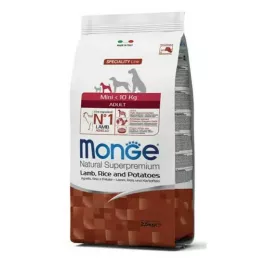 Monge dog Jagnjetina/Riž in Krompir Adult Mini 2,5 kg