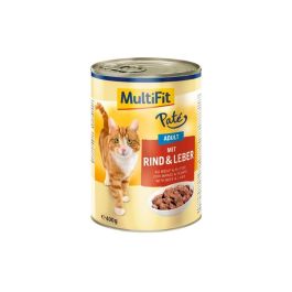 MultiFit Cat Pate Adult Govedina/Jetra 400g konzerva