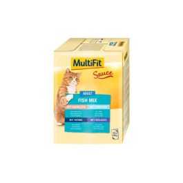 MultiFit Cat Sauce Adult Fish Mix Multipack 12x100g