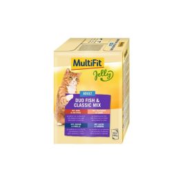 MultiFit Cat Jelly Adult Duo Fish&Classic Mix Multipack 12x100g